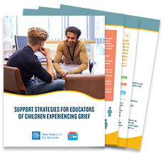 Tap to download the Support Strategies for Educators of Children Experiencing Grief resource.