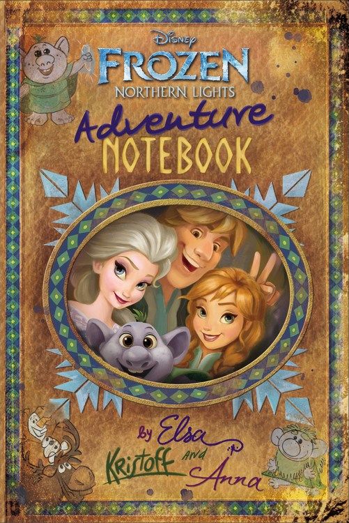 Frozen Northern Lights Adventure Notebook