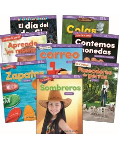 Measurement & Data / Geometry Grades K-1 (Spanish Edition) (Collection of 16 Paperback Books)