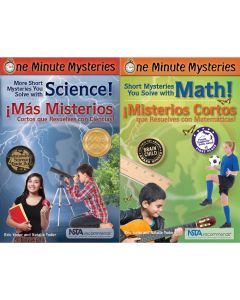 One Minute Science & Math Mysteries (Bilingual