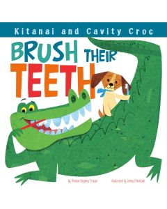 Kitanai and Cavity Croc Brush Their Teeth
