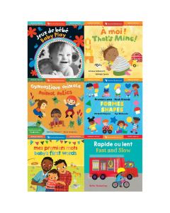 Bilingual Board Book Bundle: French (Collection of 18 Board Books)