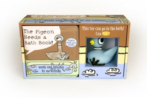 The Pigeon Needs a Bath Book Gift Set