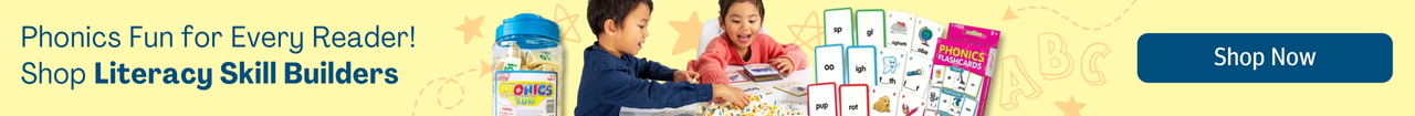 Phonics Fun for Every Reader! Shop Literacy Skill Builders. Click to Shop Now.