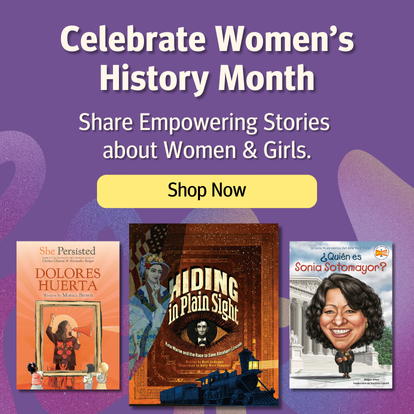 Celebrate Women's History Month. Share empowering stories about Women & Girls. Tap to shop now.