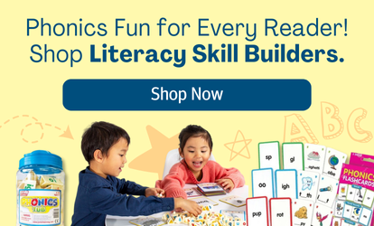 Phonics Fun for Every Reader! Shop Literacy Skill Builders. Click to Shop Now.