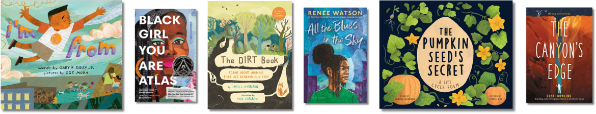 Collage of book covers from the Poetry category. Click to shop the Poetry category now.