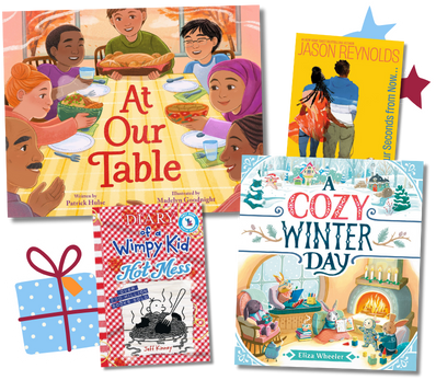 Collage of book covers from the First Book Favorites category. Tap to shop now.