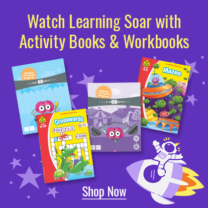 Watch Learning Soar with Activity Books and Workbooks. Shop Now.